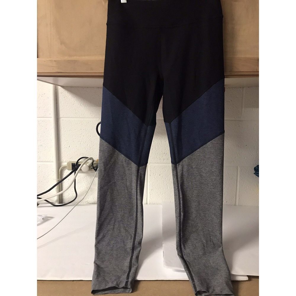 Outdoor Voices Leggings Sz‎ S Blue/Black/Gray